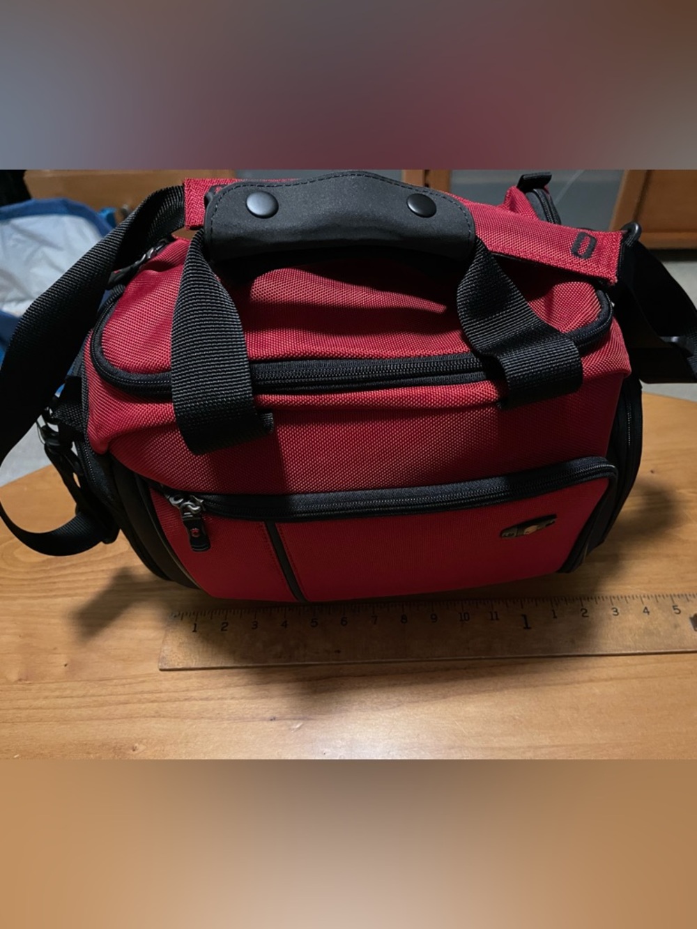 VICTORINOX Red Carry-On Bag w/ Detachable Shoulder Strap - Picture 7 of 9